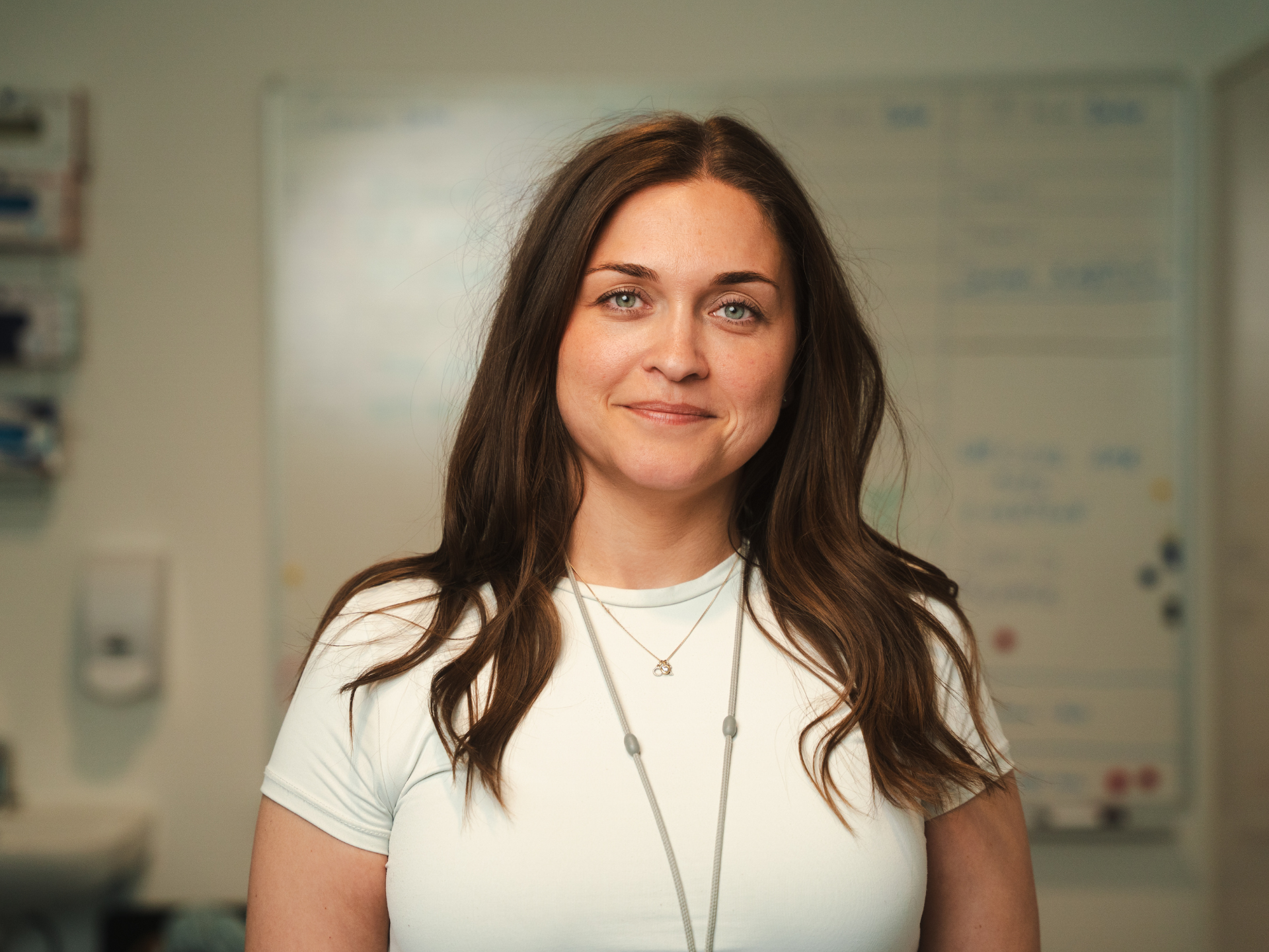 Portræt af en kvindelig pædagog